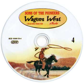 4CD/Coffret The Sons Of The Pioneers: Wagons West