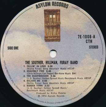 LP The Souther-Hillman-Furay Band: The Souther-Hillman-Furay Band