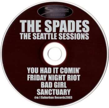 CD The Spades: Seattle Sessions