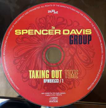 3CD/Coffret The Spencer Davis Group: Taking Out Time: (Complete Recordings 1967-1969)