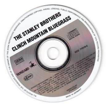 CD The Stanley Brothers: Clinch Mountain Bluegrass