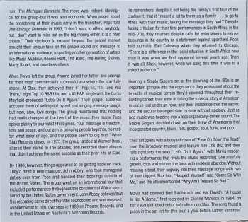 CD The Staple Singers: Africa 80