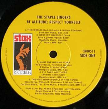 LP The Staple Singers: Be Altitude:  Respect Yourself