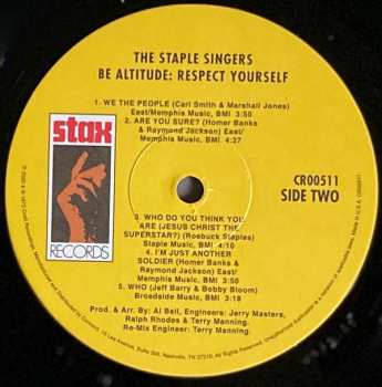 LP The Staple Singers: Be Altitude:  Respect Yourself