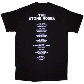 Marchandises The Stone Roses: The Stone Roses Unisex T-shirt: Tour 2016 (black) (back Print) (small) S