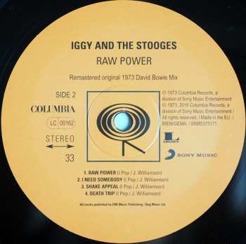 2LP The Stooges: Raw Power