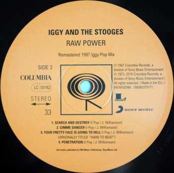 2LP The Stooges: Raw Power
