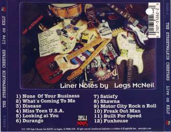 2CD The Streetwalkin' Cheetahs: Live On KXLU