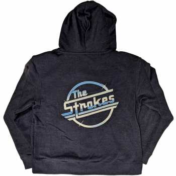 Marchandises The Strokes: The Strokes Unisex Zipped Hoodie: Og Magna (back Print) (small) S