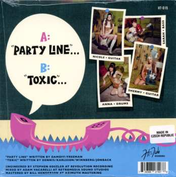 SP The Surfrajettes: Party Line CLR | LTD