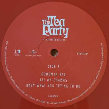 2LP The Tea Party: The Tea Party (Remastered Edition) DLX | LTD | CLR