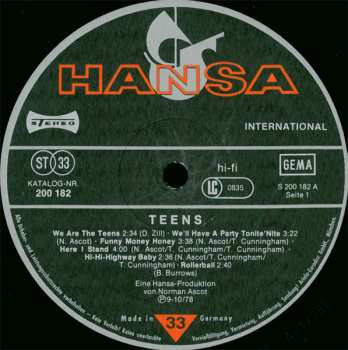 LP The Teens: The Teens