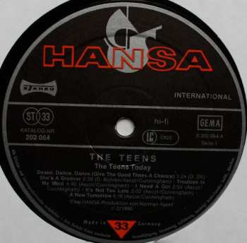 LP The Teens: The Teens Today