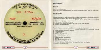 CD The Three T's: "Live" From The Hickory House, New York, December 1936