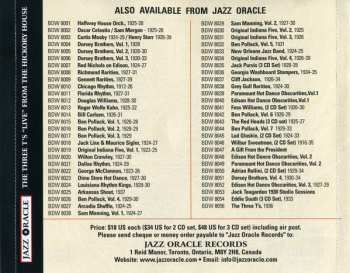 CD The Three T's: "Live" From The Hickory House, New York, December 1936