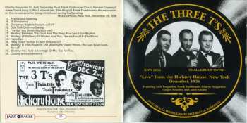 CD The Three T's: "Live" From The Hickory House, New York, December 1936