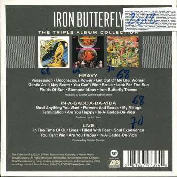 3CD/Coffret Iron Butterfly: The Triple Album Collection