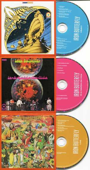 3CD/Coffret Iron Butterfly: The Triple Album Collection