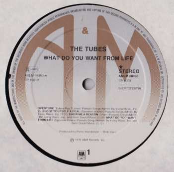 2LP The Tubes: What Do You Want From Live