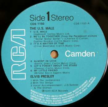 LP Elvis Presley: The U.S. Male