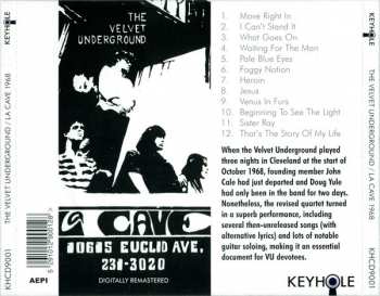 CD The Velvet Underground: La Cave 1968 (Problems In Urban Living)