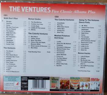 2CD The Ventures: Five Classic Albums Plus...Ten Bonus Tracks