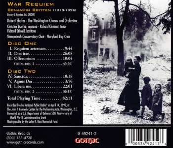 2CD Richard Clement: Benjamin Britten: War Requiem