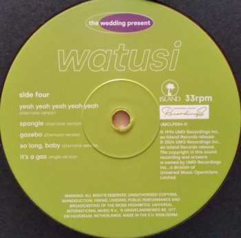 2LP/CD The Wedding Present: Watusi CLR | DLX
