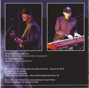 CD The Weight Band: Live Is A Carnival