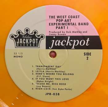 LP The West Coast Pop Art Experimental Band: Part One CLR