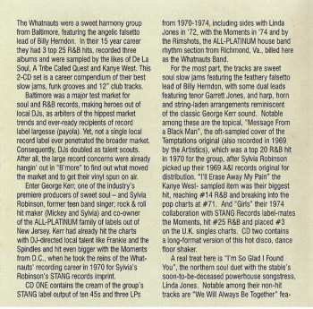 2CD The Whatnauts: The Best Of The Whatnauts (I'll Erase Away Your Pain)