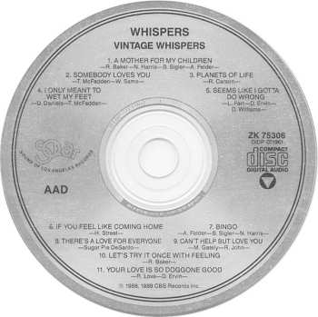 CD The Whispers: Vintage Whispers