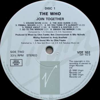 3LP/Coffret The Who: Join Together