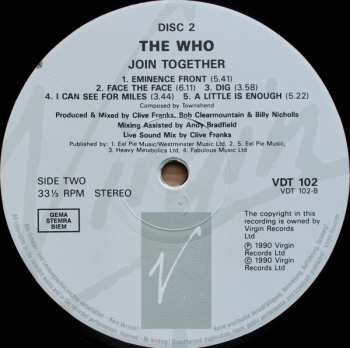 3LP/Coffret The Who: Join Together