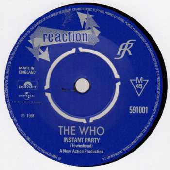 5SP/Coffret The Who: The Reaction Singles (1966) LTD