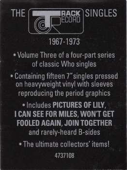 15SP/Coffret The Who: The Track Singles (1967-1973) LTD