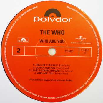 LP The Who: Who Are You