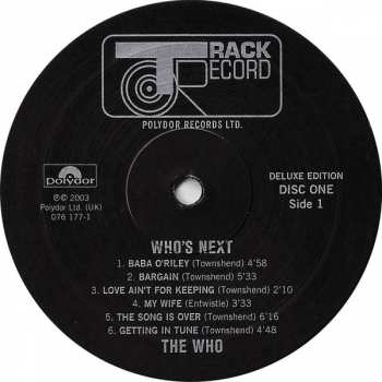 3LP The Who: Who's Next DLX