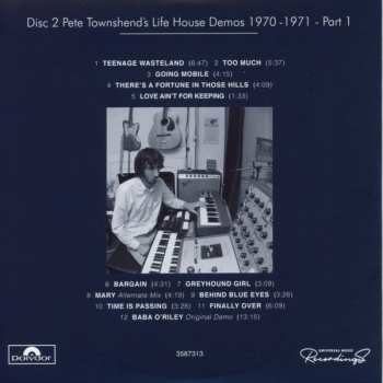 10CD/Coffret/Blu-ray The Who: Who's Next | Life House DLX | LTD