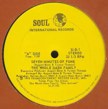 The Whole Darn Family: Seven Minutes Of Funk