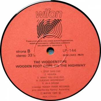 LP The Woodentops: Wooden Foot Cops On The Highway