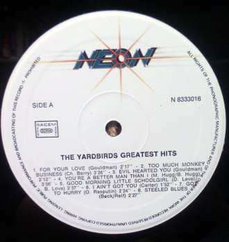 LP The Yardbirds: Greatest Hits