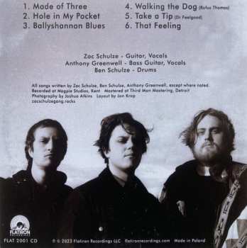 CD The Zac Schulze Gang: Made Of Three