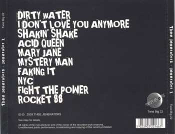 CD Thee Jenerators: Jenerator X