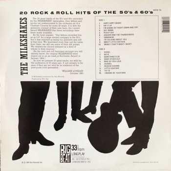 LP Thee Milkshakes: 20 Rock And Roll Hits Of The 50's And 60's