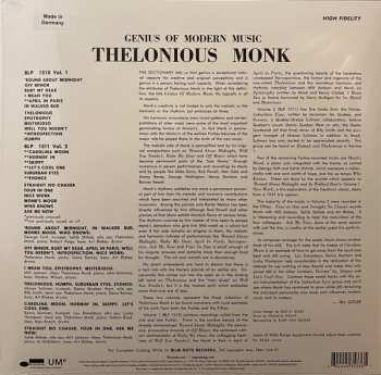 LP Thelonious Monk: Genius Of Modern Music (Volume One)
