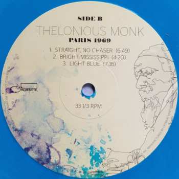 2LP Thelonious Monk: Paris 1969 CLR