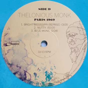 2LP Thelonious Monk: Paris 1969 CLR
