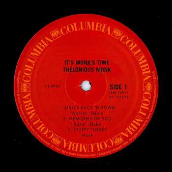 LP Thelonious Monk: It's Monk's Time LTD