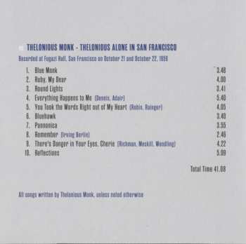 10CD/Coffret Thelonious Monk: Milestones Of A Legend